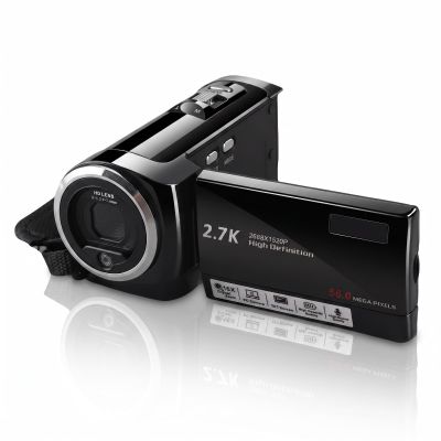 Bewinner Video Camera Camcorder, 2.7K QHD 50MP Vlogging Camera, 16X Digital Zoom Digital Camera with 2.8 Inch 270 Degree Rotation Screen for Live Streaming Selfie Travel
