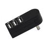 Hoement 2pcs Compact Portable USB Splitter Hub High- Lightweight Data Expander for Laptops and Desktops Compatible and Black view 4