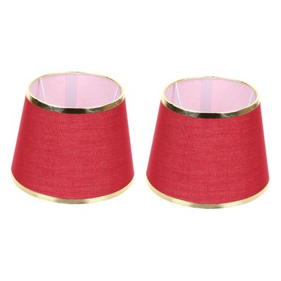 ULDIGI 2pcs Vintage Bedside Lamp Shade Pendant Light Cover for Living Room Decorative Lampshade for Bedroom