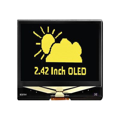 2.42inch OLED Display Module - 128x64 Resolution, SPI/I2C Communication, Compatible with Raspberry Pi, Arduino, SSD1309 Driver Chip (Yellow)