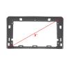 Car Front Side Air Outlet Vent Frame Trim Compatib Car Radio Frame Kit/Fit for Toyota LC100/Lexus LX470 4700 Auto Stereo Install Dash Panel Fascia Trim Bezel ABS Silver Car Stereo Radio Fascia Bezel view 3