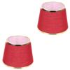 MERRYHAPY 2pcs Vintage Lamps for Adults Bedside Lampshade Pendant Light Cover Replacement view 1