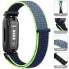 3 Pack Nylon Band Compatible with Fitbit Inspire 3 Bands Women Men, Soft Loop Straps Replacement Wristband for Fitbit Inspire 3 Smartwatch (Black/Midnight Blue/Neon Lime) view 3