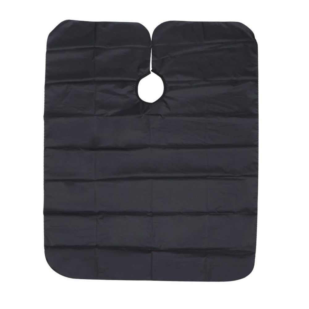 Gogogmee 1pc Hair Salon Cape Hairdressing Apron for Hair Dyeing Perming Cutting Soft Material Black for Boys and Girls and Adults