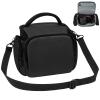 Ainiv DSLR Camera Bag, Waterproof Anti-Shock SLR Camera Case, Large Adjustable Shoulder Strap Camera Backpack, Portable Crossbody Single Shoulder Backpacks Compatible with Canon, Sony, Nikon, Black view 1