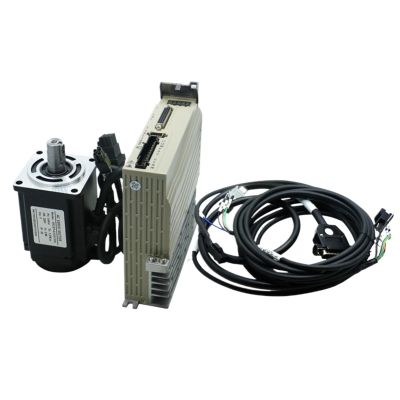 60CST 400W 1.3N 80CST 750W 2.4N 220V Ac Servo Motor With Magnetic 17bit Absolute Encoder + C30 L15A L20A 7A Driver For(750W)