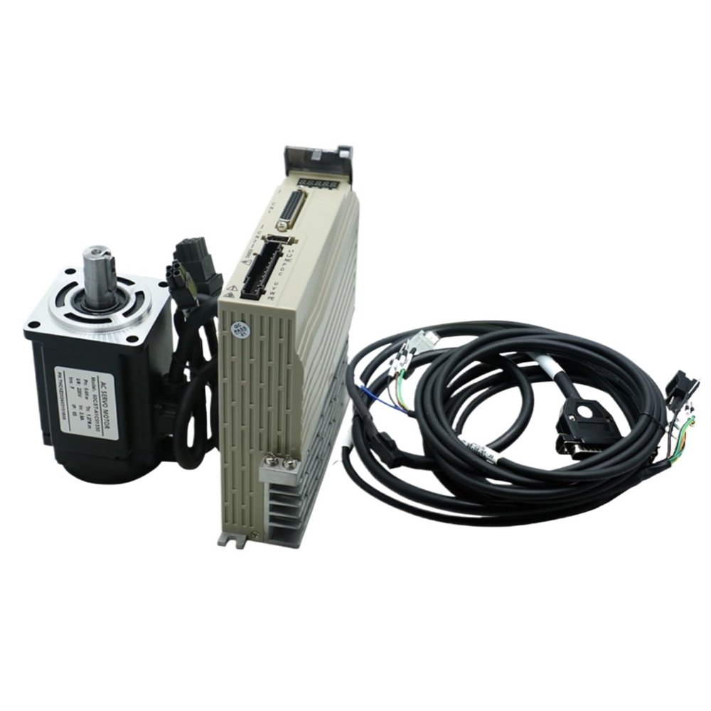 60CST 400W 1.3N 80CST 750W 2.4N 220V Ac Servo Motor With Magnetic 17bit Absolute Encoder + C30 L15A L20A 7A Driver For(750W)