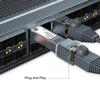 SFP+ to RJ45 10GBase-T Module, 1.25G/2.5G/5G/10G Copper SFP to Ethernet Networking Transceiver for Cisco SFP-10G-T-S, Ubiquiti UniFi UF-RJ45-10G, Meraki, Supermicro and More, up to 30m,4pcs view 2