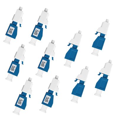 10Pcs 5dB LC-UPC Fiber Optical Attenuator Single Mode Connector Adapter