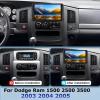9 inch Car Stereo Radio for Dodge Ram 1500 2500 3500 2003 2004 2005, Android 13 Touchscreen Car Radio Stereo with CarPlay Android Auto, Support GPS Navi Bluetooth SWC WiFi FM DSP Backup Camera Mic view 2