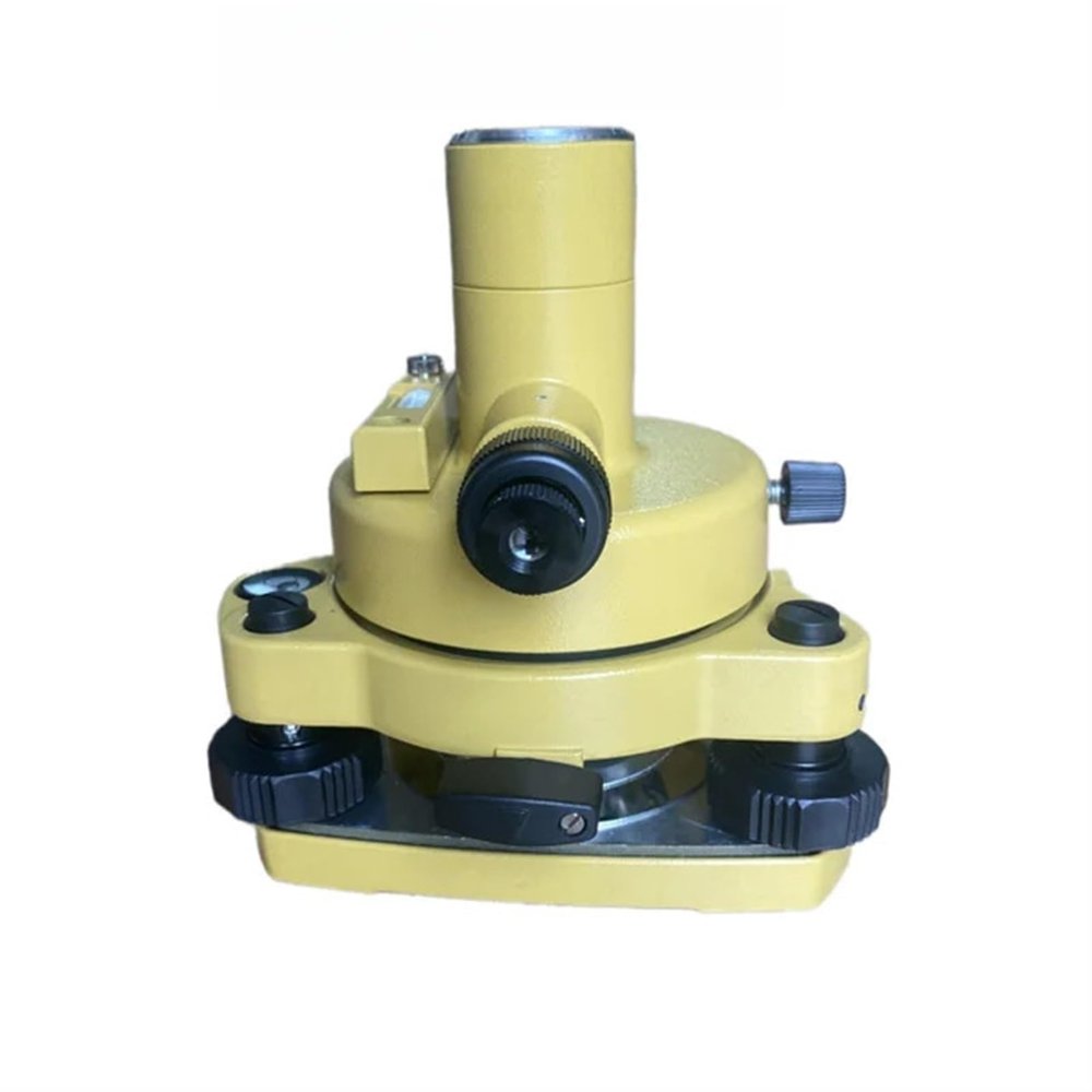 Yellow Three-JAW Tribrach with Optical Plummet Adapter for Total Station Prism GPS Install SURVERYING(Silver)