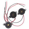 Anneome 3pcs Active Piezo Electric Alarm Sounders Practical Continuous Buzzers for Crime Prevention Vehicles and Electronics Projects Wide Voltage Power Supply view 1
