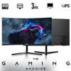 TechMagnet CyberCube Mini PC Bundle  Intel Core i7 4th Gen, 8GB RAM, 256GB SSD, 32 Inch Curved Monitor, RGB Keyboard with Copilot, RGB Mouse, Soundbar, WiFi+Bluetooth, Windows 11 (Renewed) view 4