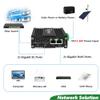 2-Port Industrial Switch with 2 Dual SC Fiber Port, Single Mode Gigabit Dual SC Fiber Media Converter 20 km, Mini 10/100/1000Mbps Ethernet to SC Fiber Switch, DC12~48V Input, IP40 Rated Aluminum case view 3