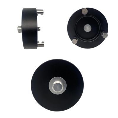 BLACK FIXED TYPE THREE-JAW TRIBRACH ADAPTER WITH 5/8"X11 MOUNT ROTATE SCREW FOR TOP-CON GPS/PRISMS SURVEYING ADAPTOR