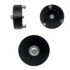 BLACK FIXED TYPE THREE-JAW TRIBRACH ADAPTER WITH 5/8"X11 MOUNT ROTATE SCREW FOR TOP-CON GPS/PRISMS SURVEYING ADAPTOR view 1
