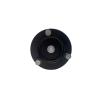 BLACK FIXED TYPE THREE-JAW TRIBRACH ADAPTER WITH 5/8"X11 MOUNT ROTATE SCREW FOR TOP-CON GPS/PRISMS SURVEYING ADAPTOR view 3