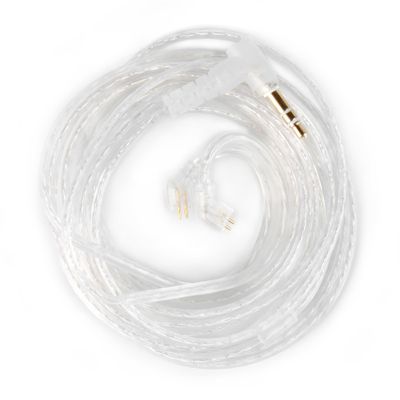 2 Meter Length CCZ UP01 Plus 5N OFC Replacement Earphone Extension Cable, in Ear Monitor Headphone Cords Wire TFZ Pins for KBEAR KS1/KS2/Storm/Flash/Lark, CCZ Melody/DC02/DC03 (TFZ 3.5MM, without Mic)