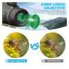 80X100 Hd Monocular Telescope 8000M Long Range Zoom Bak4 Prism Telescope with/Without Tripod Phone Clip Hunting Outdoor Camping(BlackA Standard) view 3