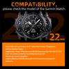 22mm Nylon Watch Band Compatible for Garmin Fenix 8 47MM/7/6/6 Pro/5/Epix Gen 2 Band, Camouflage Quickfit Bands for Forerunner 935/945/Approach S62/S60/MARQ (Khaki, 22MM) view 3