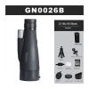 12-36X60 Monocular Bird Watching Telescope HD Zoom Monocular Telescope Spotting Scope for Bird Watching,Hunting and Outravel(GN0026 Black Set) view 2