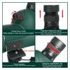 25-75x70 Zoom HD Monocular Spotting Scope FMC Waterproof Telescope W/Tripod for Shooting Birding Camping Hunting Optics Scope(Green with Tripod) view 2