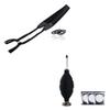 JJC Soft Camera Neck Shoulder Strap & Dust Free Air Blower Blaster for Sony ZV-E10 A6000 A6100 A6300 A6600 Fujifilm X-T5 X-T30 X-T20 X-T4 X-T3 X100V X100F Canon EOS M50 M6 Mark II R50 G7X G5X & More view 1