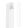 HARFINGTON 2pcs Cord Hider Wall 13inx1.2inx0.6in (LxWxH) PVC Cable Cover Self Adhesive Wire Hider Wall Mounted TV Cable Raceway for Cables Management (26in Total Length) view 1