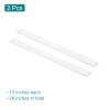 HARFINGTON 2pcs Cord Hider Wall 13inx1.2inx0.6in (LxWxH) PVC Cable Cover Self Adhesive Wire Hider Wall Mounted TV Cable Raceway for Cables Management (26in Total Length) view 3
