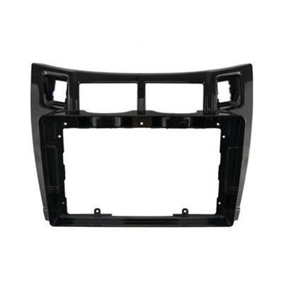 2 Din Car Stereo Radio Frame Fascia Cover Trim Kit Panel 9 Inch Compatible with Yaris Vitz Platz 2005 2006 2007 2008 2009 2010 2011(Black UV)