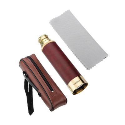 25x30 Telescopio Monocular Telescope Optics Spyglass Nautical Brass Maritime Outdoor Camping