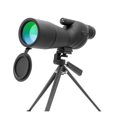 25-75x60 Spotting Scope Zoom Telescope BAK4 Prism Waterproof Powerful Monocular for Birdwatching Target Shooting Outdoor Camping(Black with Tripod)