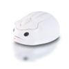2.4G Mini Wireless Mouse,Hamster Shape with USB Receiver, Cartoon Animal Wireless Silent Mouse 1200DPI Portable Travel USB Mice for Pc, Laptop, Mac, Windows(White) view 1