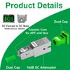 10Pcs 10dB SC-APC Fiber Optical Attenuator Single Mode Connector Adapter view 3