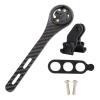 QANYEGN Out Front Cycling Computer Mount, Road Bike Cycling Computer Holder, Integrated Handlebar Stem for Accessories (Applicable to Bairuiteng) view 1
