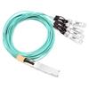 OPSTRAN 100G QSFP28 to 4x25G SFP28 Active Optical Breakout Cable Compatible with H3C QSFP28-4SFP28-AOC-10M 10m (33ft) view 2