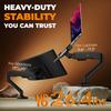 DESKELLO Elevate Pro - Heavy-Duty Standing Laptop Mount for Desk (11"-17.3" - max. 26lbs) Fully Adjustable Gas Spring Arm Stand - Clamp & Grommet Base - Steel Plates for Desk Protection & Stability view 3