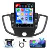 9.7 inch Car Stereo Radio for Ford Transit 2013 2014 2015 2016 2017 2018 2019, Android 14 Touchscreen Car Radio Stereo with CarPlay Android Auto GPS Navi Bluetooth WiFi SWC FM DSP Backup Camera Mic view 1