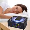 HANNLOMAX HX-336CD CD Player with Alarm Clock Radio, 1.2" RGB LED Display, Bluetooth, Digital Clock with Dual Alarm, Aux-in, AC Operation only. (Black) view 4