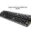 XLTFUC Rubber Speed Bump, Heavy Duty Channel Cable Protector Speed Ramp for Garage Gravel Driveways, Asphalt Concrete with Cable Channel Bolt Spike Anchors(1 Channel) view 3