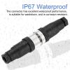 MECCANIXITY 2Pcs 8 Pin M12 Male Aviation Connector Wire Plug A Coding 12mm Circular Sensor Connector Waterproof IP67 for Cable view 4