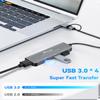 USB hub Splitter USB Splitter for Laptop,USBA 3.0 1to4,USBA/C 3.0 Splitter usbc hub for Laptop,usb3.0 Port Expander usbc Adapter to usb3.0,USB Expander,USB c hub Plug and Play view 4