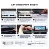 10.25" IPS Touch Screen Car Radio for BMW 3 Series E90/E91/E92/E93 (2008-2012) Wireless/Wire CarPlay Android Auto with CIC System, No Original Display, Bluetooth, Multimedia Receiver (Need to Cut) view 2