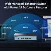 SODOLA 5 Port 10G Easy Web Managed Switch,5X 10GBase-T Ports- Link Aggregation, QoS,VLAN,IGMP, 10Gb Switch for Network Management view 4