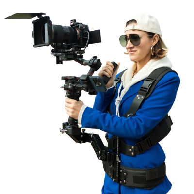 DF DIGITALFOTO Thanos-SE Gimbal SteadiCam Support Vest System, Compatible with DJI RS5/RS4/RS 4 Pro/RS3/RS 2 PRO, ZHIYUN Crane 3S/2S, Payload 4.4-17.6 lbs, 16mm pin Adapter Included
