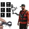 DF DIGITALFOTO Thanos-SE Gimbal SteadiCam Support Vest System, Compatible with DJI RS5/RS4/RS 4 Pro/RS3/RS 2 PRO, ZHIYUN Crane 3S/2S, Payload 4.4-17.6 lbs, 16mm pin Adapter Included view 3