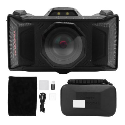 70MP 4K Digital Video Camera, 50X Digital Zoom, 3.5Inch TFT Screen, Micro SLR Camera with 64GB Memory Card, for Photography