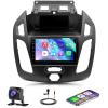 Car Stereo Radio for Ford Transit Connect 2014 2015 2016 2017 2018, 7" Android 13 Car Radio Stereo Head Unit with CarPlay Android Auto, Support GPS Navi Bluetooth WiFi Backup Camera Mic SWC FM DSP view 1