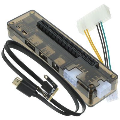 OSALADI External Laptop Graphics Card Dock Pci-e Expansion Dock for Video Cards Compatible -e Random Style