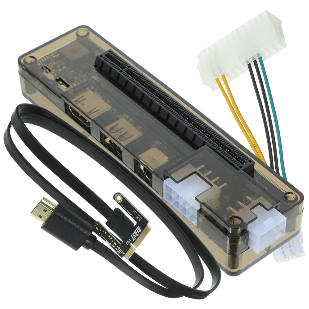 OSALADI External Laptop Graphics Card Dock Pci-e Expansion Dock for Video Cards Compatible -e Random Style